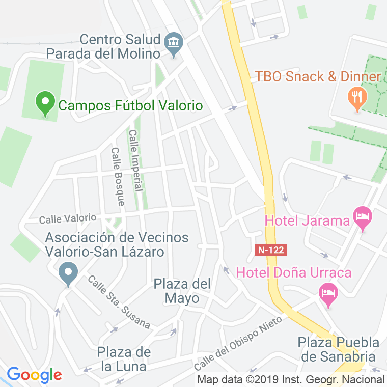 Código Postal calle Manuel Fernandez   (Impares Del 1 Al 39)  (Pares Del 2 Al 38) en Zamora