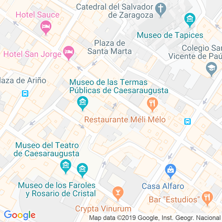 Código Postal calle Argensola en Zaragoza