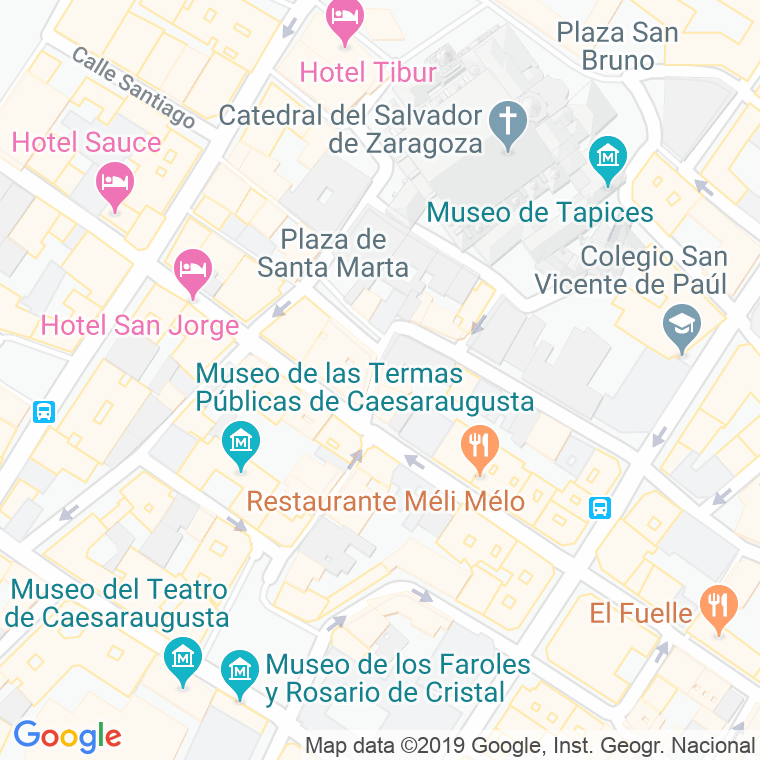 Código Postal calle Cedro en Zaragoza