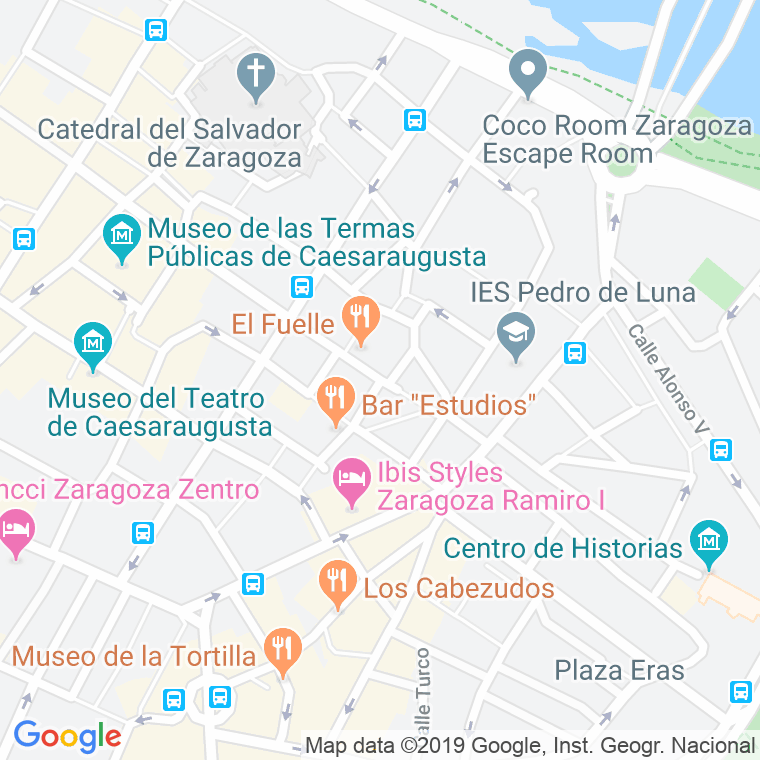Código Postal calle Cortesias en Zaragoza