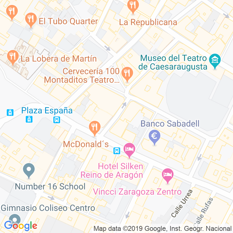 Código Postal calle Eusebio Blasco en Zaragoza