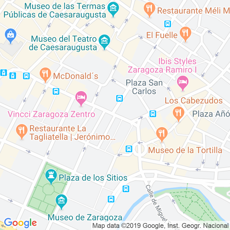 Código Postal calle Hermanos Ibarra en Zaragoza