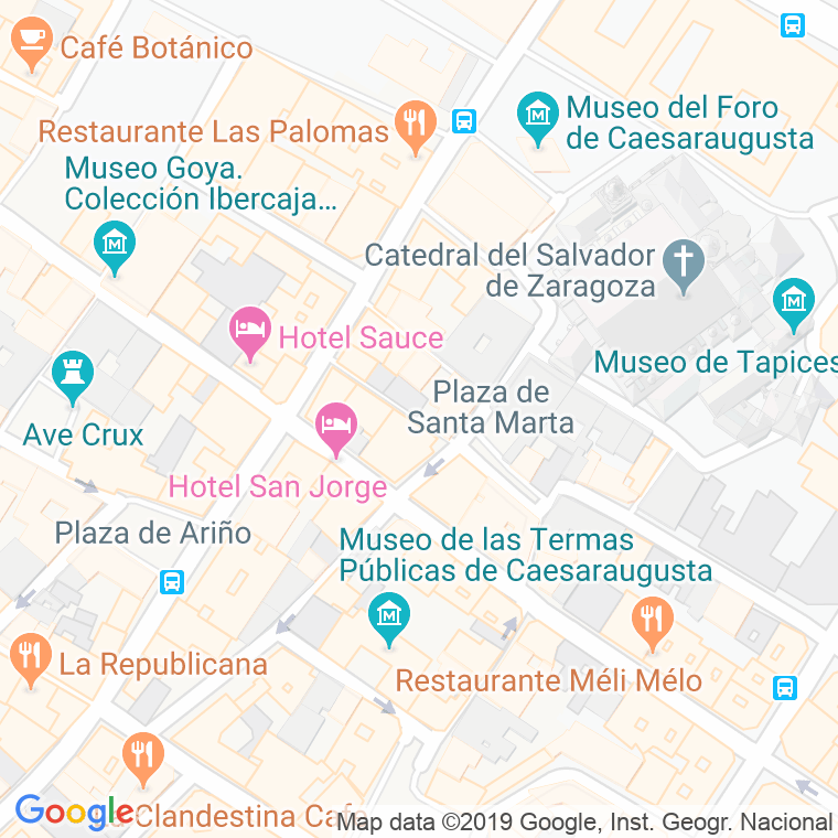 Código Postal calle Jose La Hera en Zaragoza