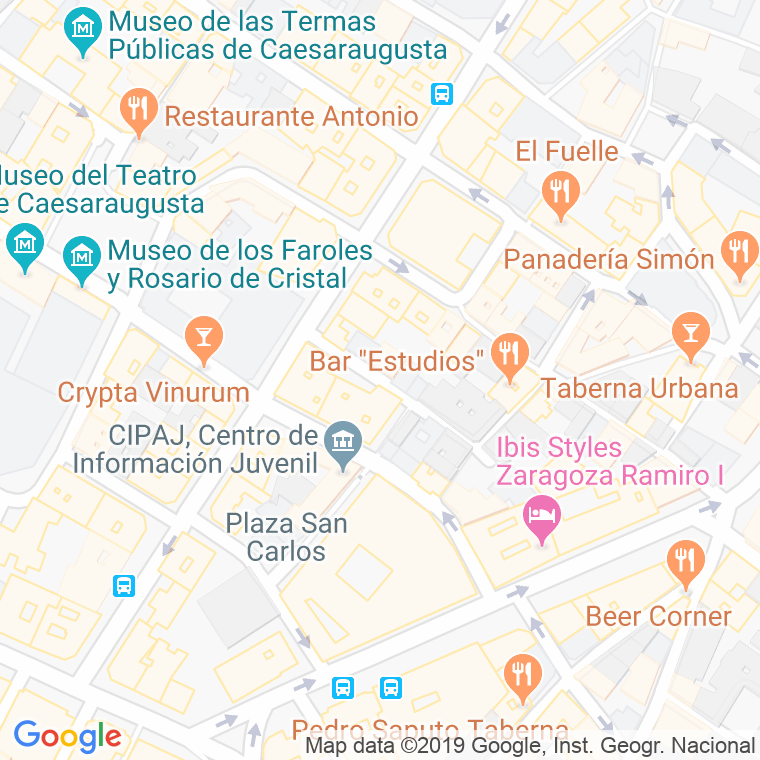 Código Postal calle Marques De Lazan en Zaragoza
