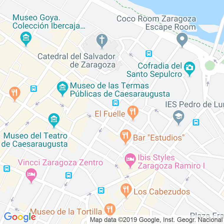 Código Postal calle San Vicente De Paul en Zaragoza