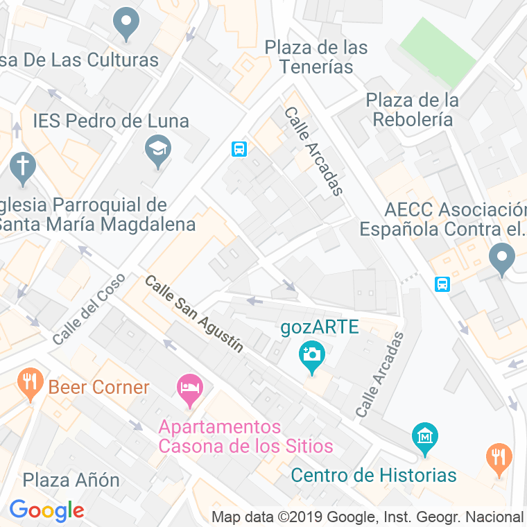 Código Postal calle Alcober en Zaragoza