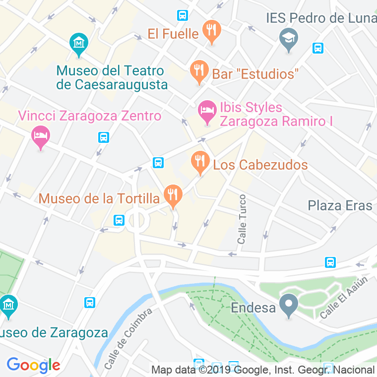 Código Postal calle Antonio Agustin en Zaragoza