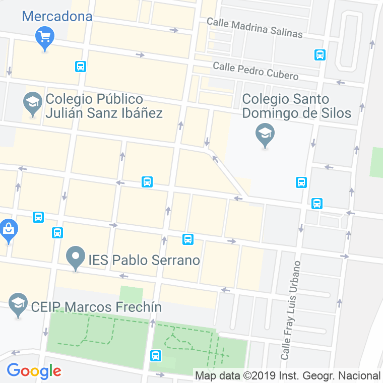 Código Postal calle Elche en Zaragoza