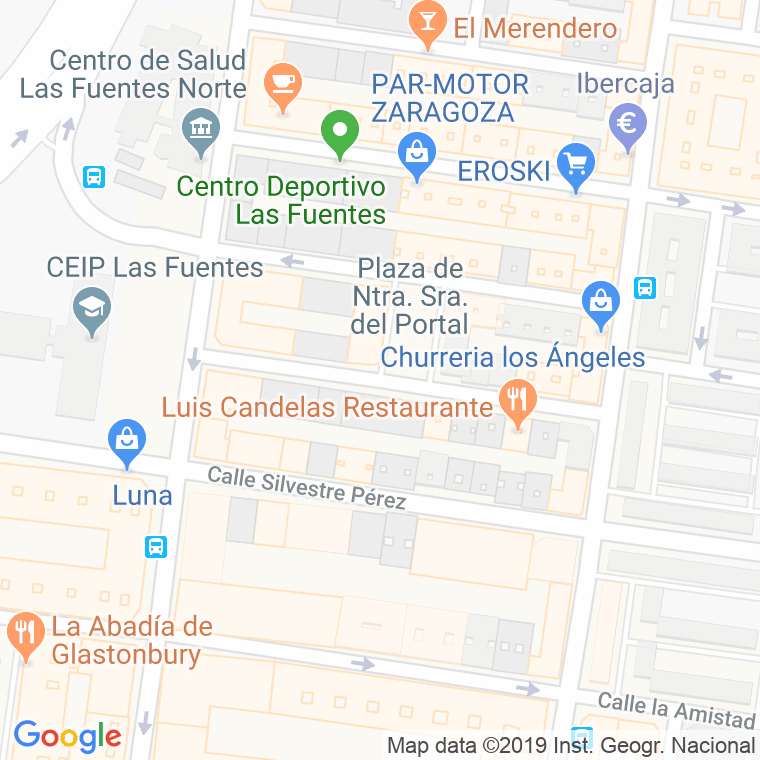 Código Postal calle Maestro Mingote en Zaragoza