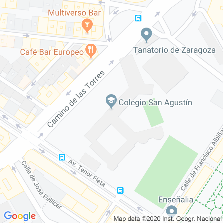 Código Postal calle Agustines en Zaragoza