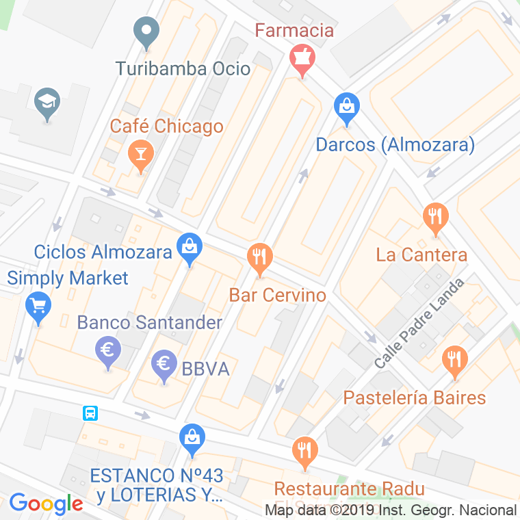 Código Postal calle Ainzon en Zaragoza
