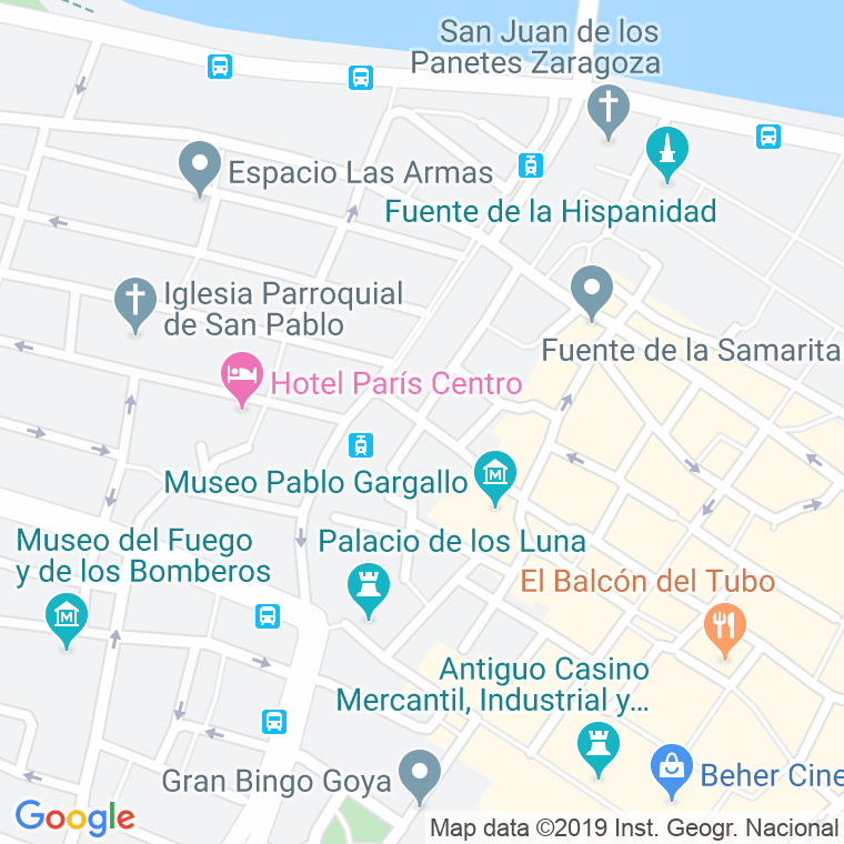 Código Postal calle Anton Trillo en Zaragoza