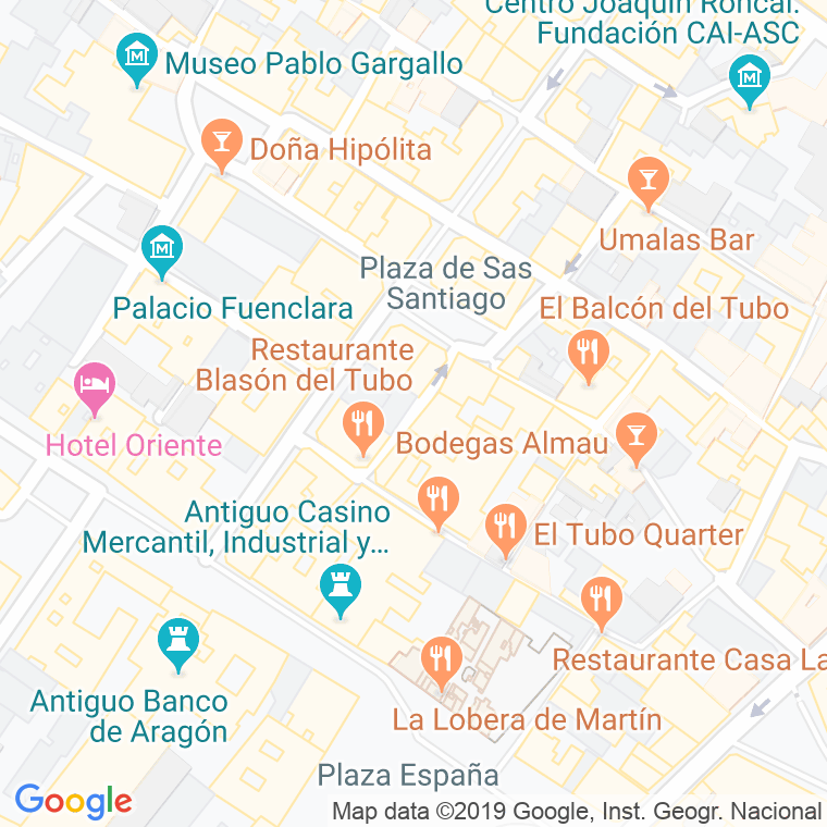 Código Postal calle Blason Aragones en Zaragoza