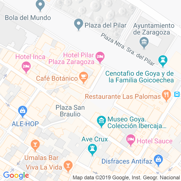 Código Postal calle Damian Forment en Zaragoza