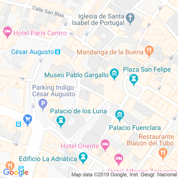 Código Postal calle Ecce Homo, plaza en Zaragoza