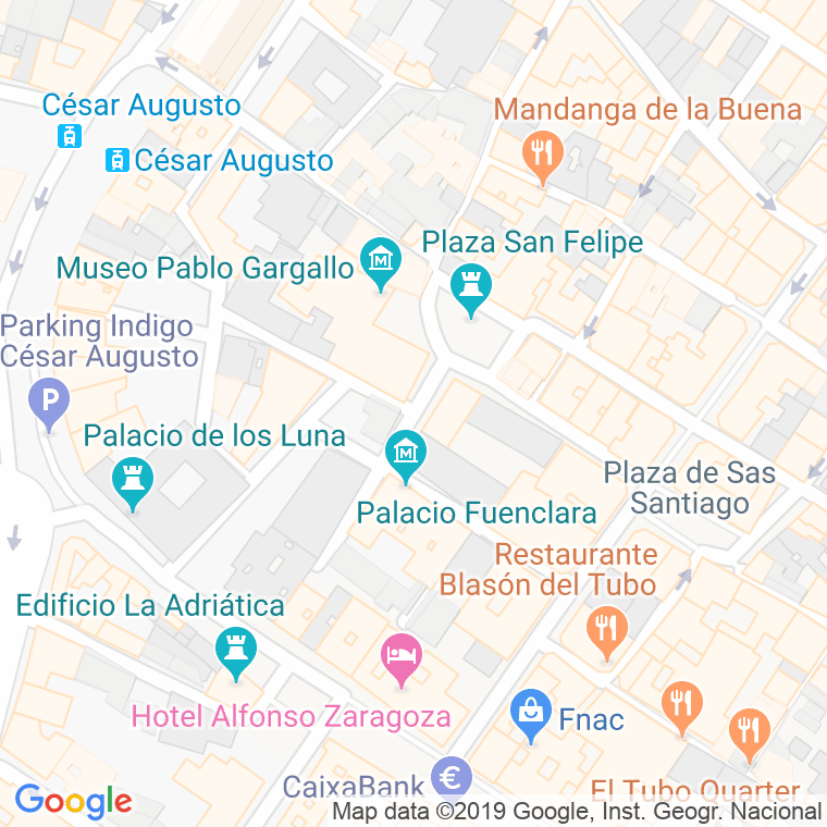 Código Postal calle Gil Berges en Zaragoza