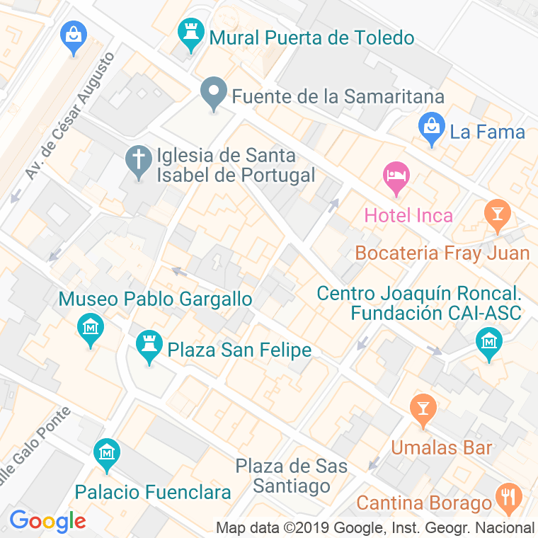 Código Postal calle Maestro Luna en Zaragoza