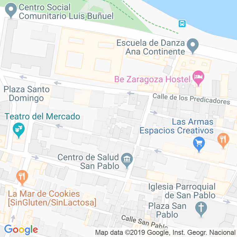 Código Postal calle Morera en Zaragoza