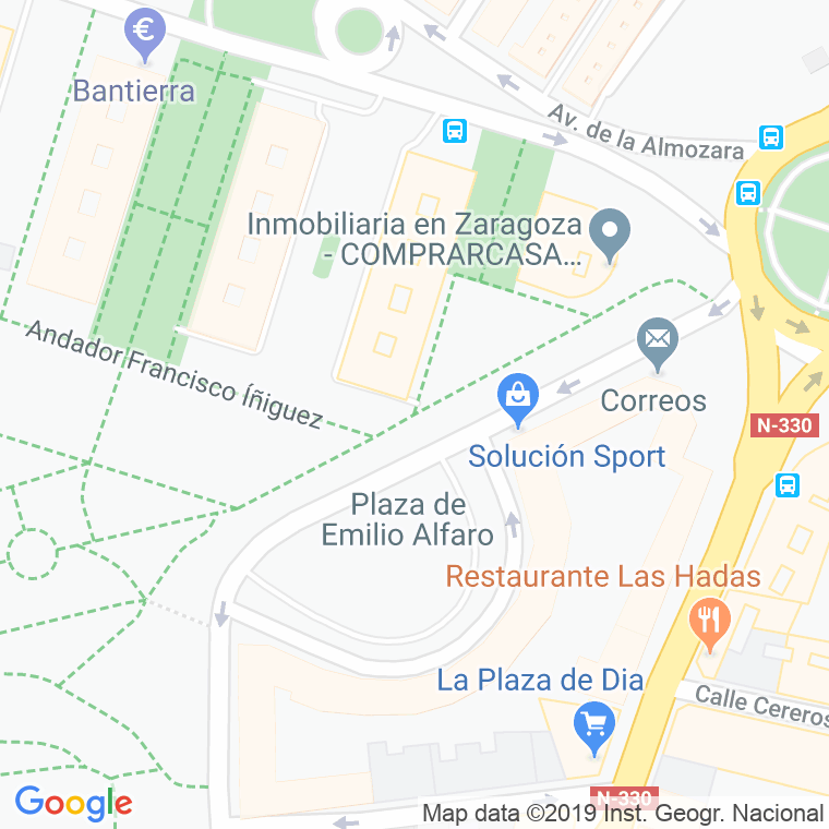 Código Postal calle "Giuseppe Verdi", De, andador en Zaragoza