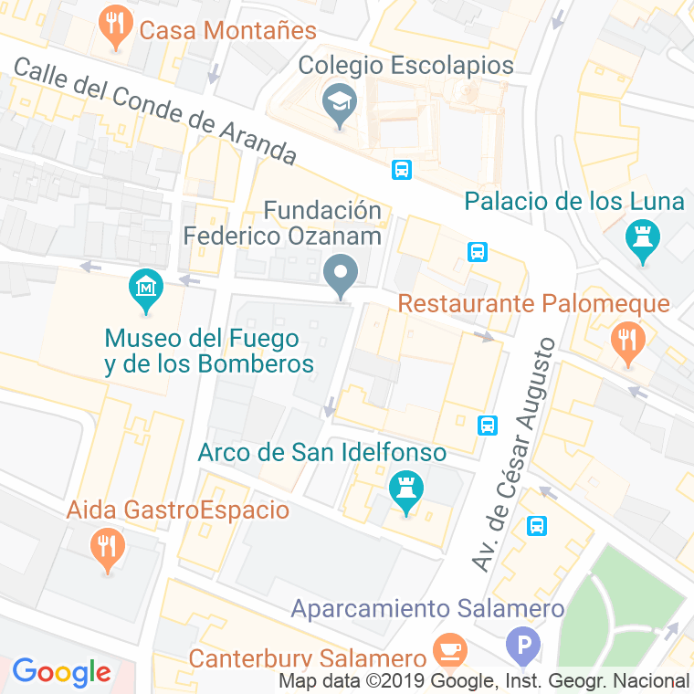 Código Postal calle Caballo en Zaragoza