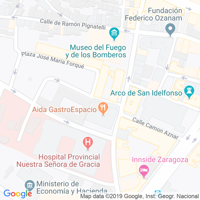 Código Postal calle Lirio en Zaragoza