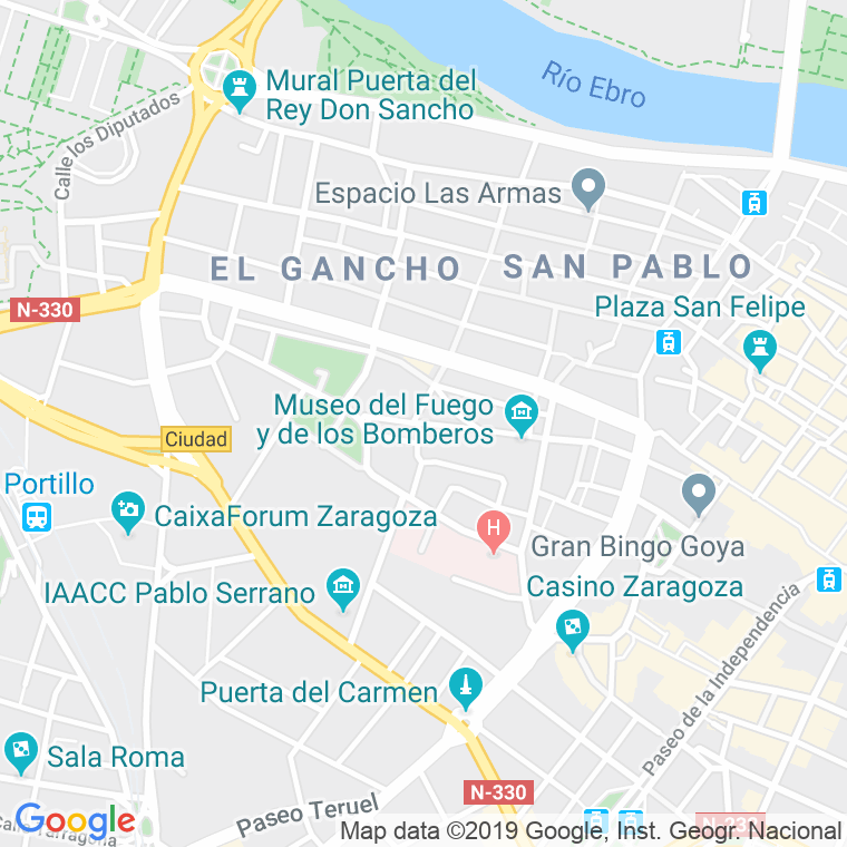 Código Postal calle Ramon De Pignatelli en Zaragoza
