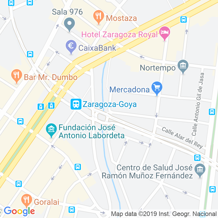 Código Postal calle Catalina Salazar en Zaragoza