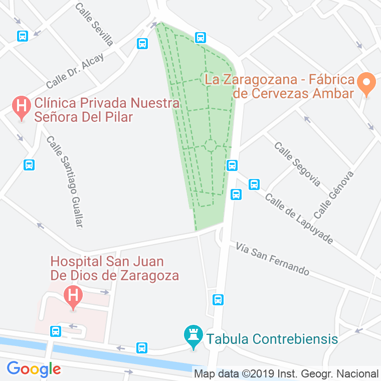 Código Postal calle Cuellar, paseo (Pares Del 2 Al Final) en Zaragoza