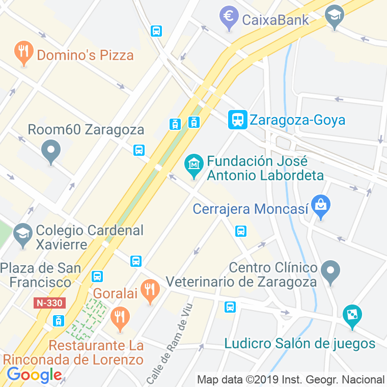 Código Postal calle Felix Latassa en Zaragoza