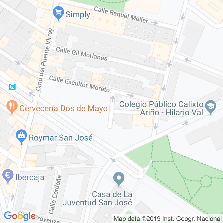Código Postal calle Nobleza en Zaragoza