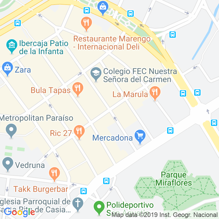 Código Postal calle San Vicente Martir en Zaragoza