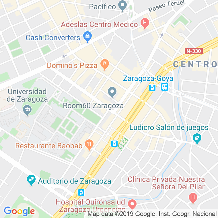 Código Postal calle Corona De Aragon en Zaragoza