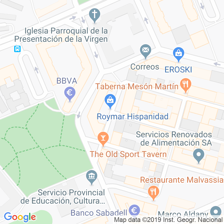 Código Postal calle Escuelas Pias en Zaragoza
