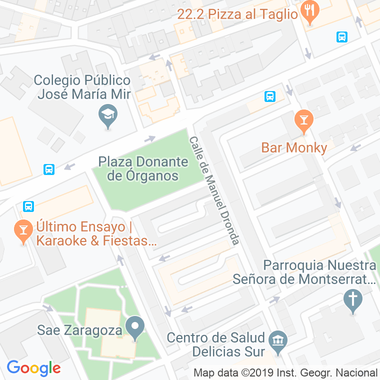 Código Postal calle Juan Palomo en Zaragoza