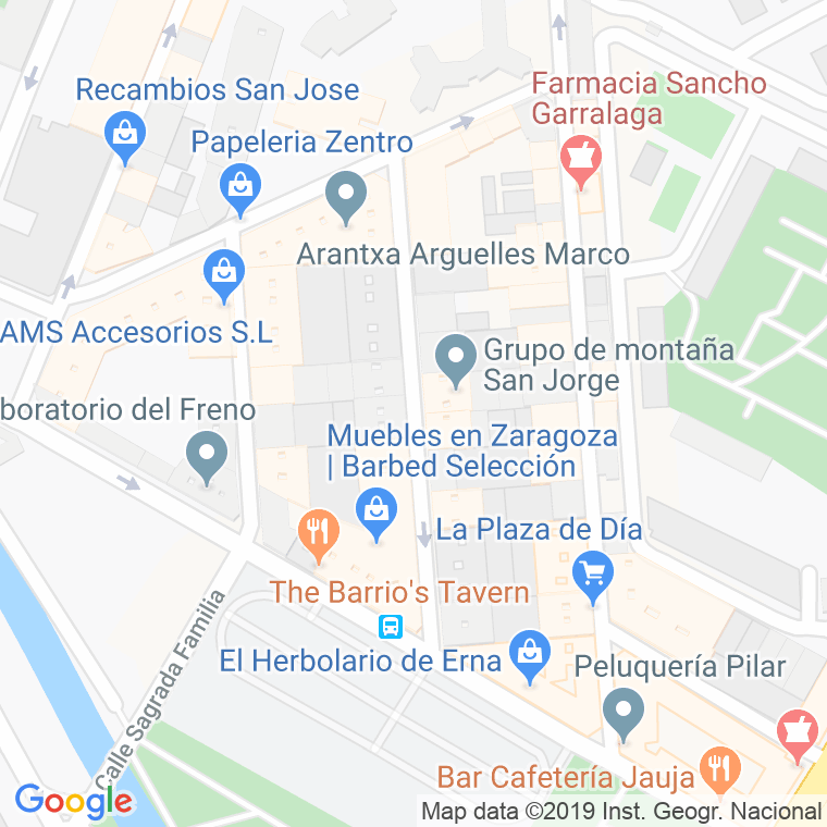 Código Postal calle Rosas en Zaragoza