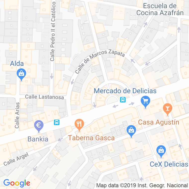 Código Postal calle Campoamor en Zaragoza