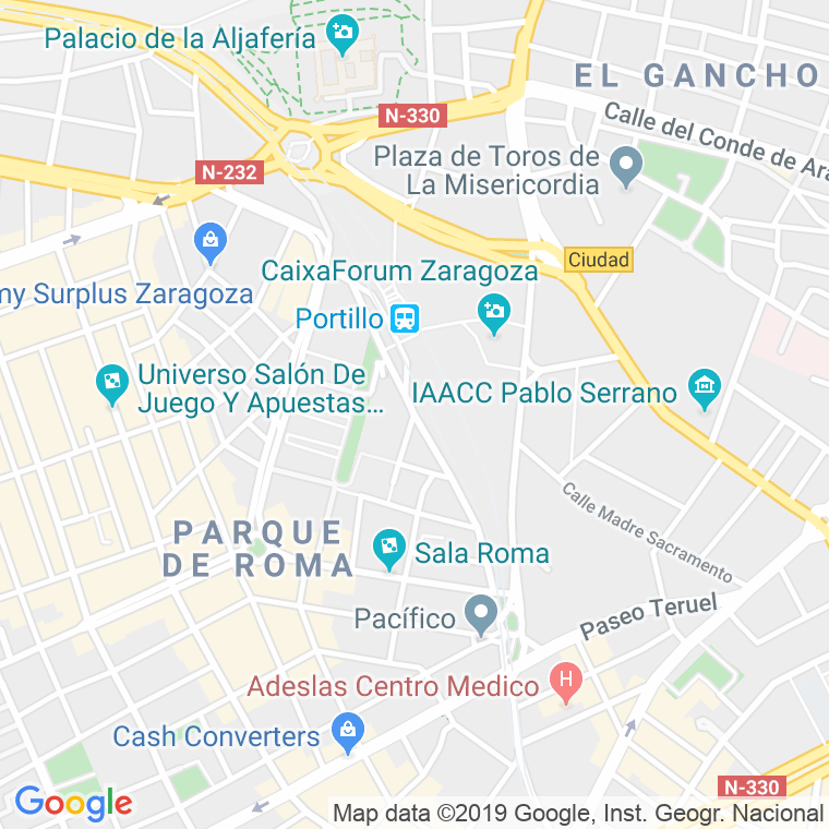 Código Postal calle Manuel Escoriaza Y Fabro en Zaragoza