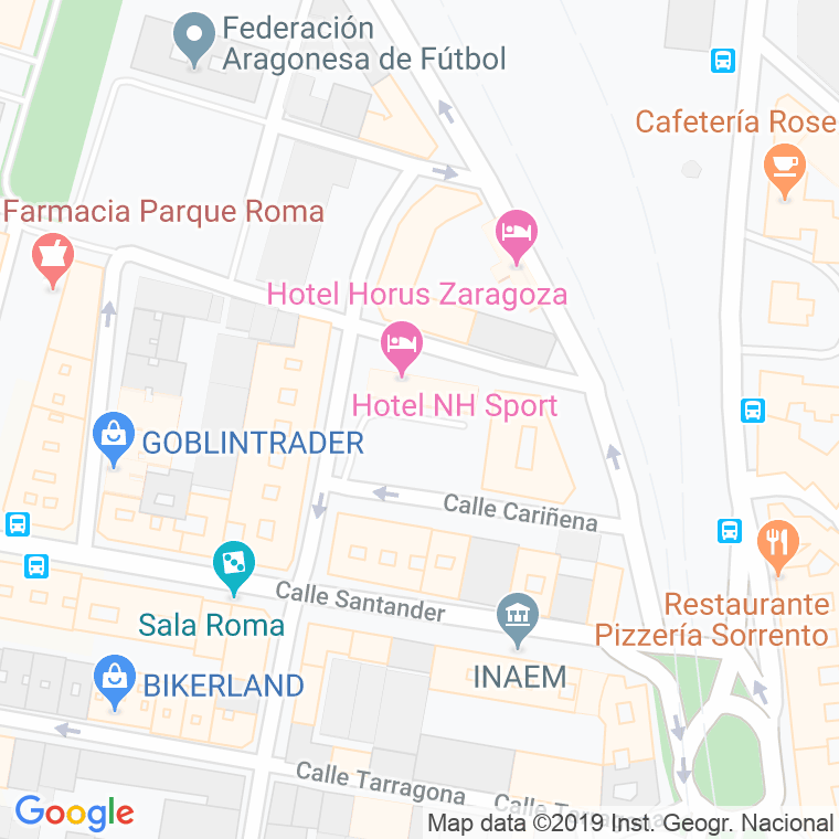 Código Postal calle Somontano, glorieta en Zaragoza