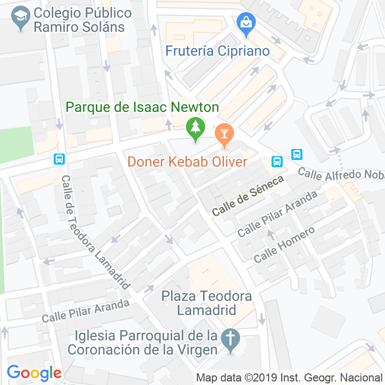 Código Postal calle Lope De Vega en Zaragoza