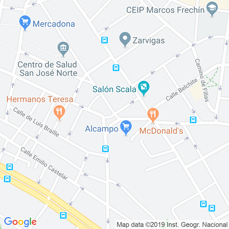 Código Postal calle Hermano Adolfo en Zaragoza