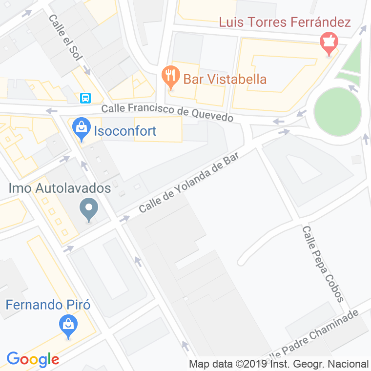 Código Postal calle Yolanda De Bar en Zaragoza