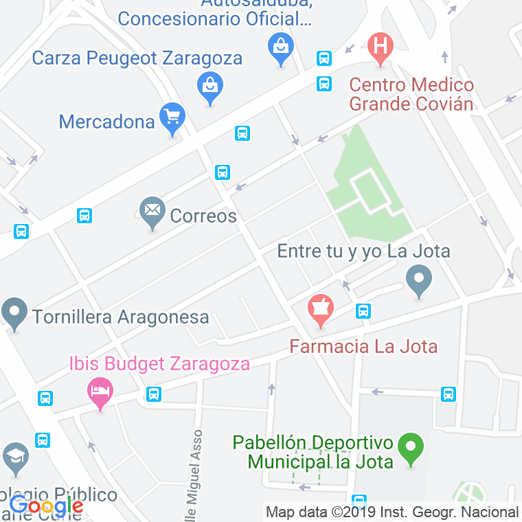 Código Postal calle Felisa Gale en Zaragoza