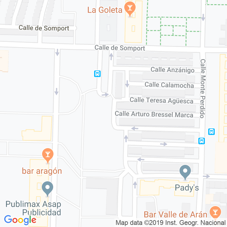 Código Postal calle Crucero Baleares en Zaragoza