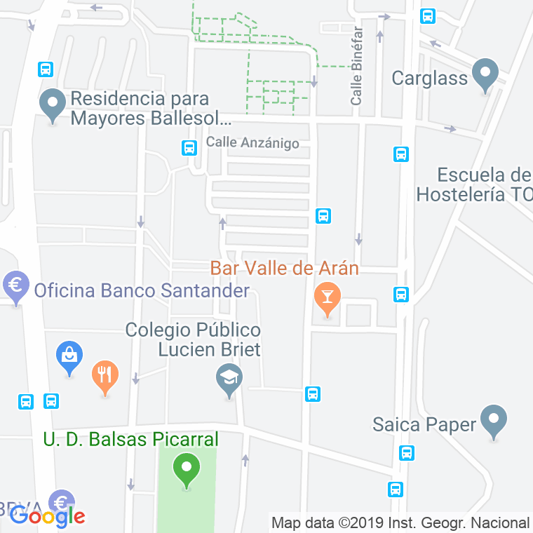 Código Postal calle General Yagüe en Zaragoza