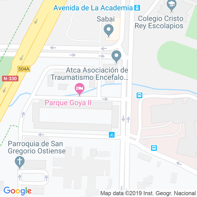 Código Postal calle Lectura, La en Zaragoza