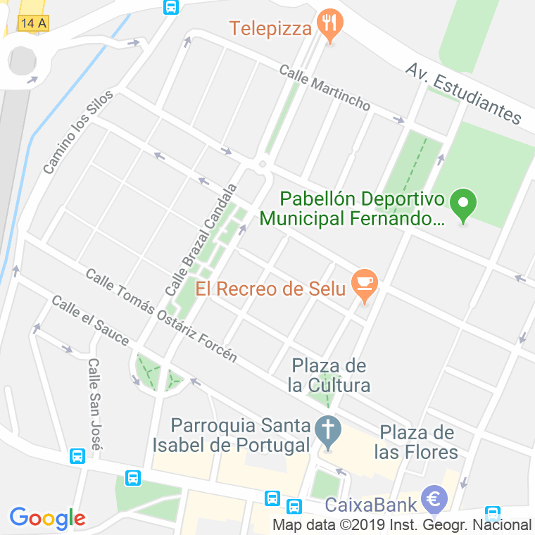 Código Postal calle Fermin Otin Traid en Zaragoza