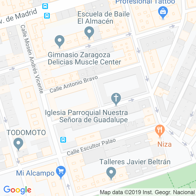 Código Postal calle Jose Maria Salvador Ascaso en Zaragoza