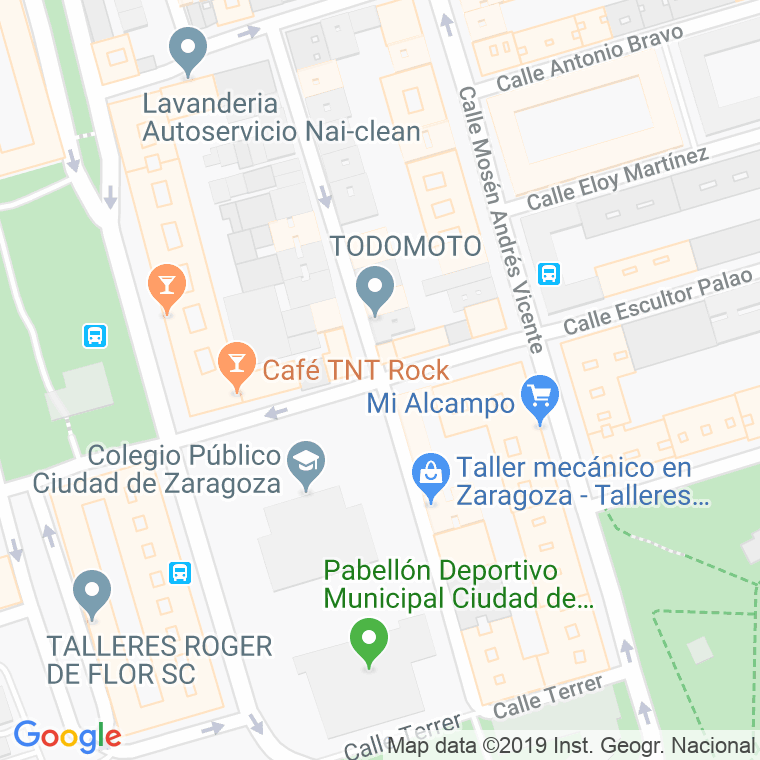 Código Postal calle Nuestra Señora Del Salz en Zaragoza