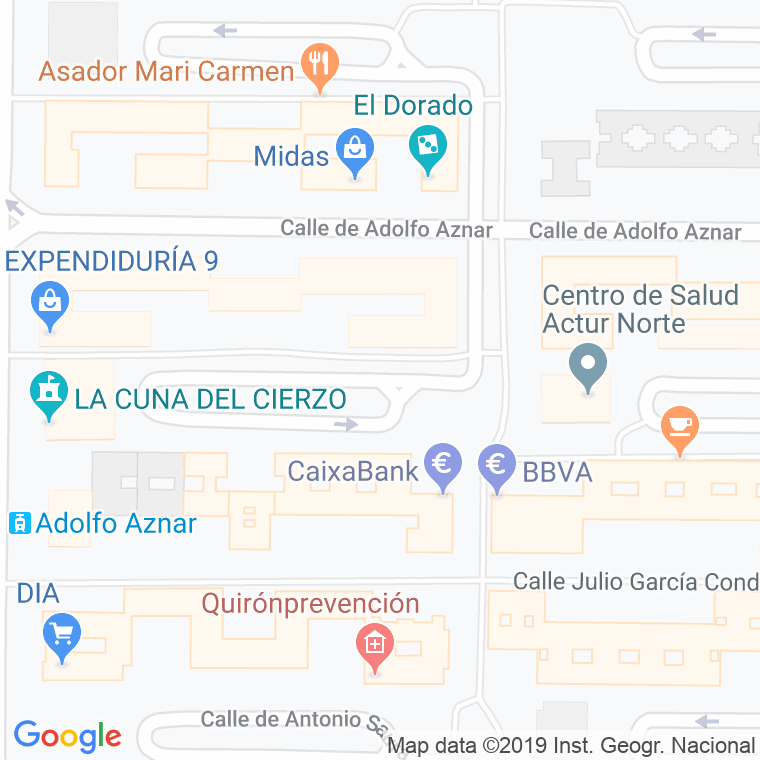Código Postal calle Cineasta Carlos Saura en Zaragoza