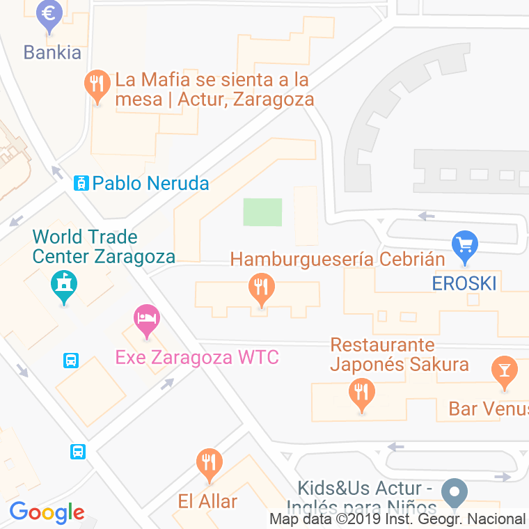 Código Postal calle Jose Antonio Duce Gracia en Zaragoza